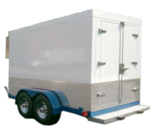 7'x12' Polar Tremp Small Refrigerated Trailer